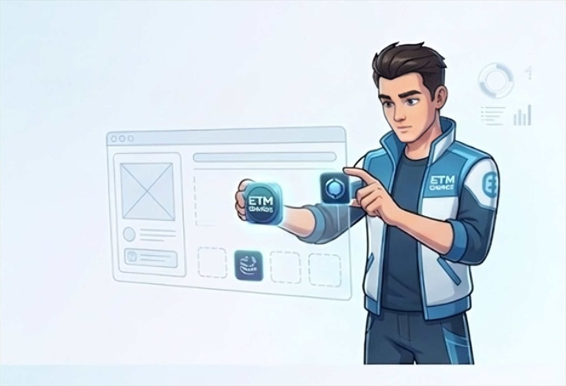 Place ETM Games assets on your app or website